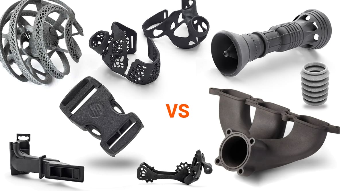 Featured image of MJF vs SLS 3D Printing: Decision Maker’s Guide