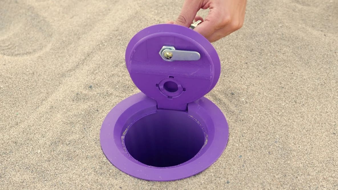 Imagem de destaque Vai à praia? Mantenha seus pertences seguros com esta impressão 3D!