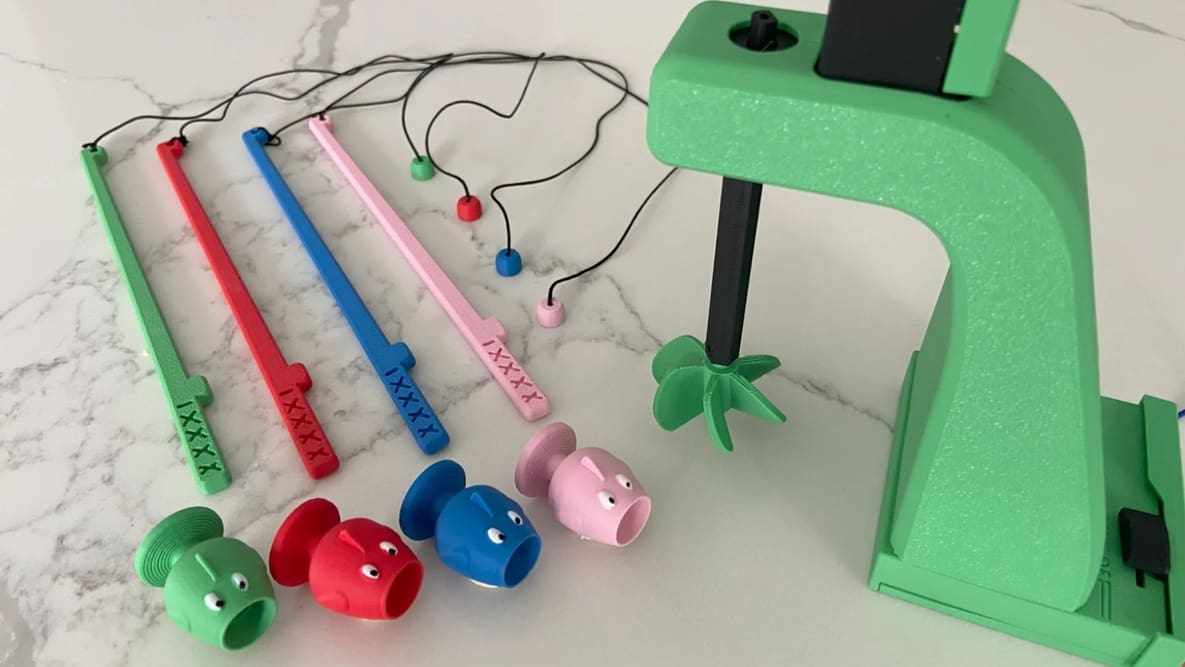 Imagem de destaque Imprima em 3D este kit de pesca para entreter os pequenos