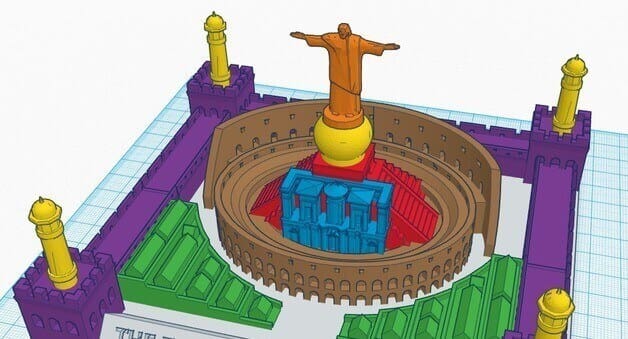 Featured image of 30 Wonders of the World 3D Printed
