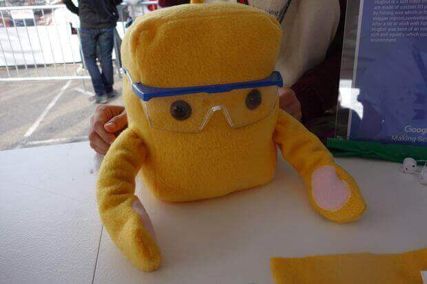 Featured image of Hugbot, A Soft Robot Who Gives Small Hugs