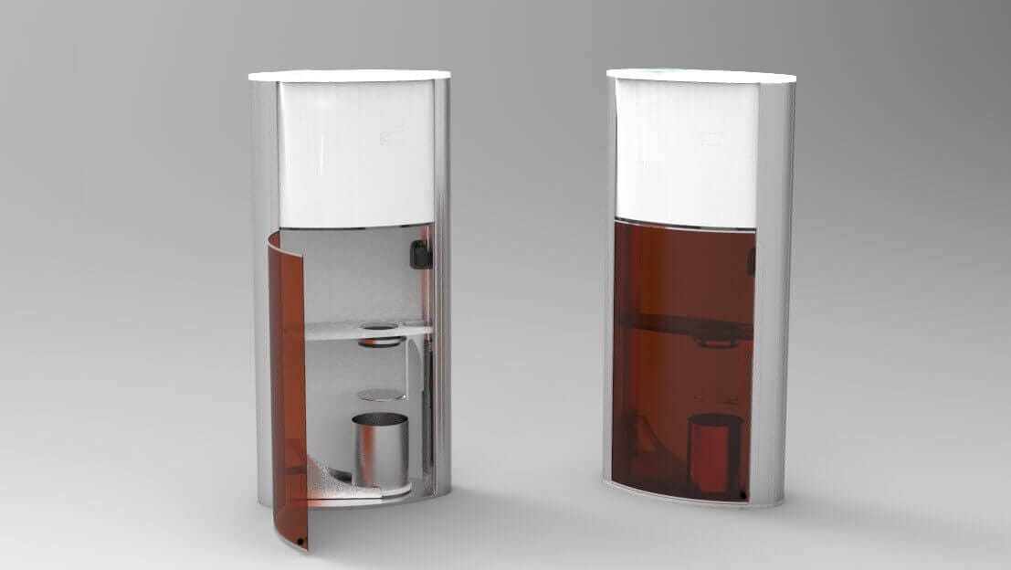 Featured image of WASP Top DLP 3D printer: clever solution to DLP problems