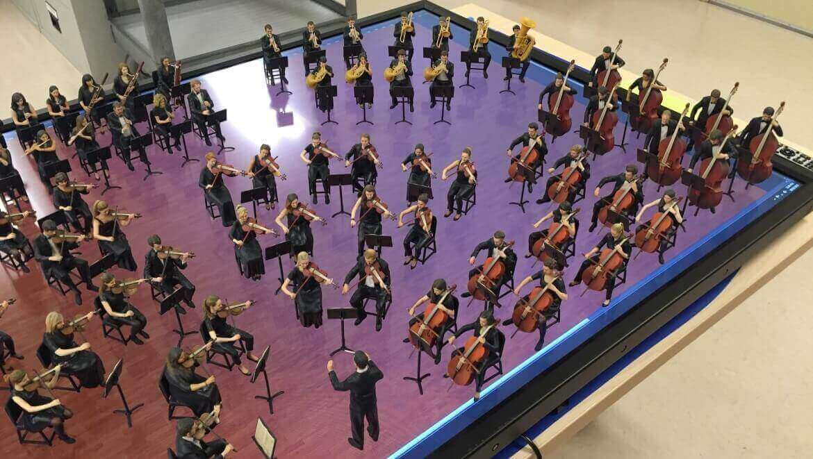 Featured image of Entire Symphony Orchestra 3D Printed in Miniature
