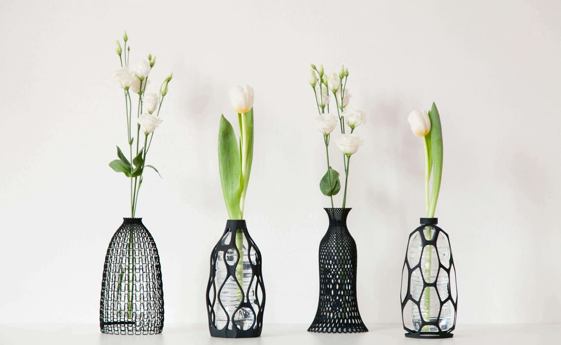 Featured image of 3D Printed Vase Promotes Plastic Bottle Recycling