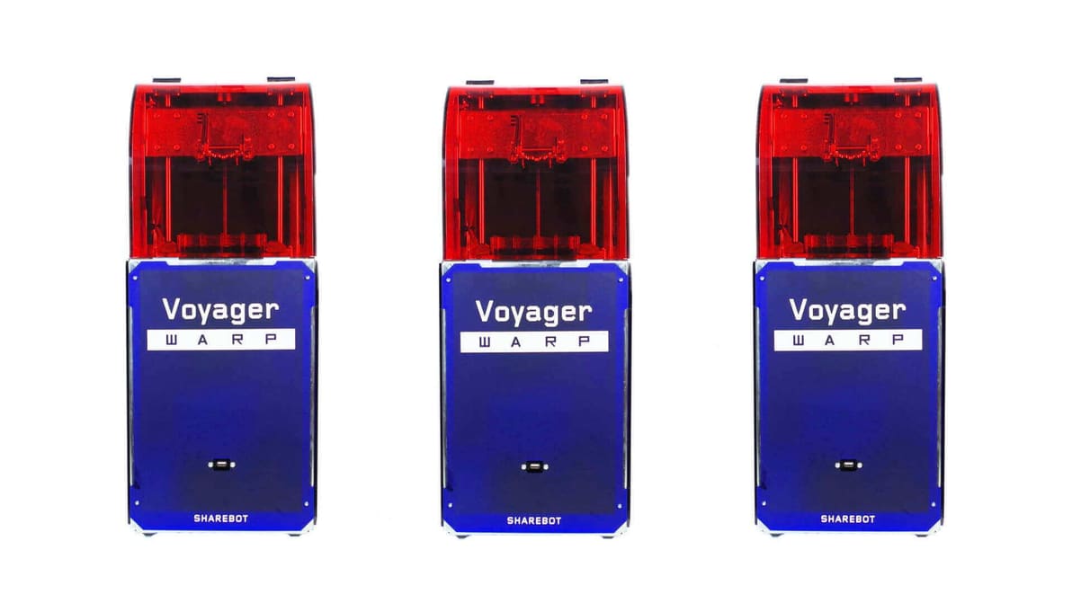 Featured image of Sharebot Voyager WARP Promises Super Speedy DLP