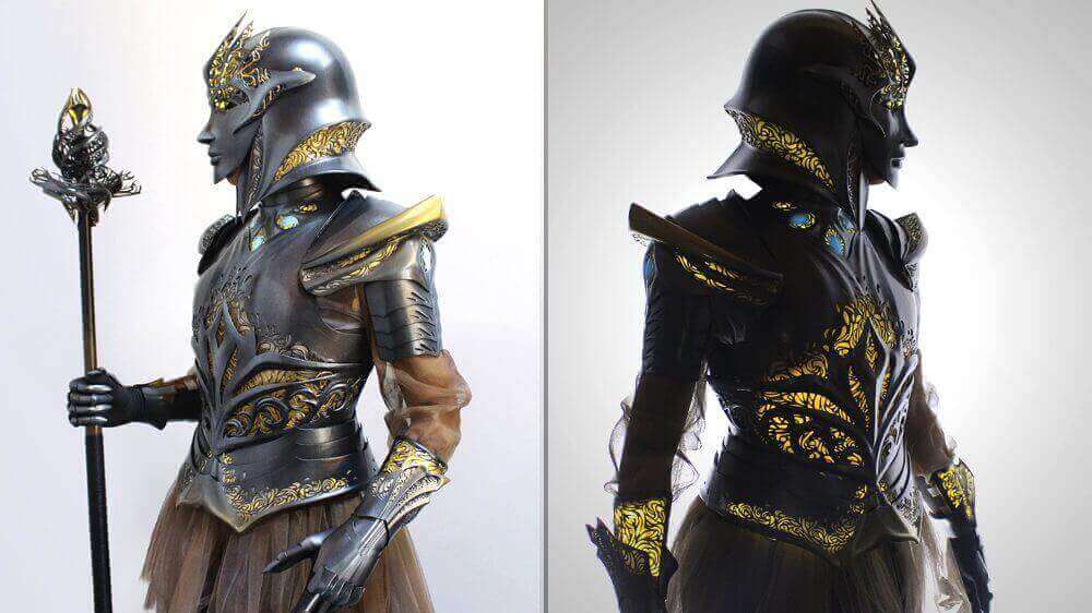 Featured image of Stunning Sovereign Armor from 91 3D Printed Pieces