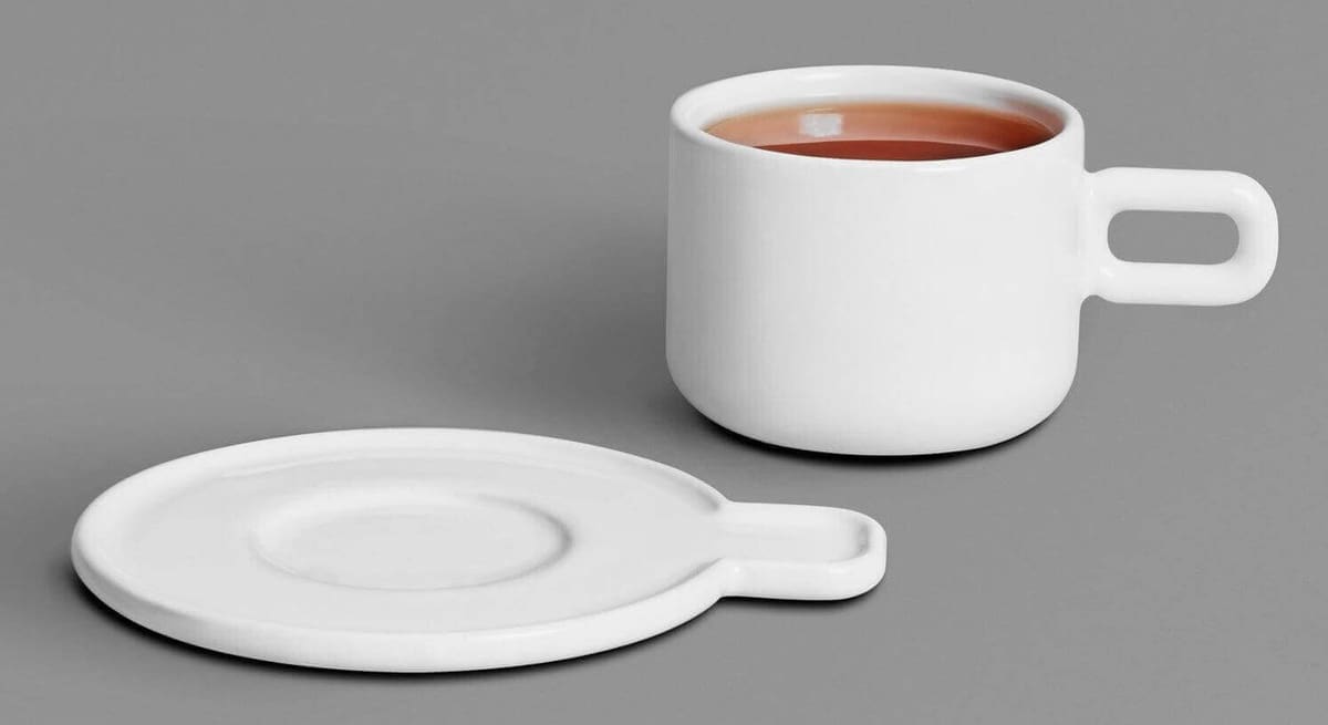 Featured image of 3D Printed Cup and Saucer added to Othr Collection