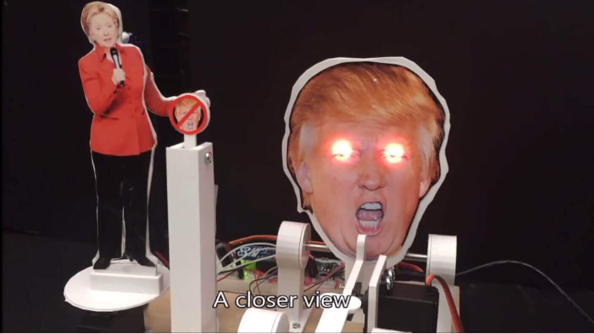 Featured image of Behold the Donald Trump Kicking Machine