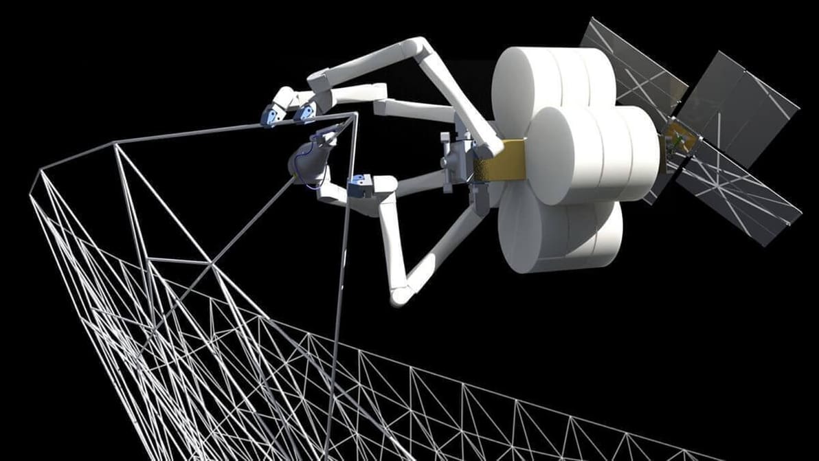 Featured image of SpiderFab: 3D Printing Robots Construct Structures in Space