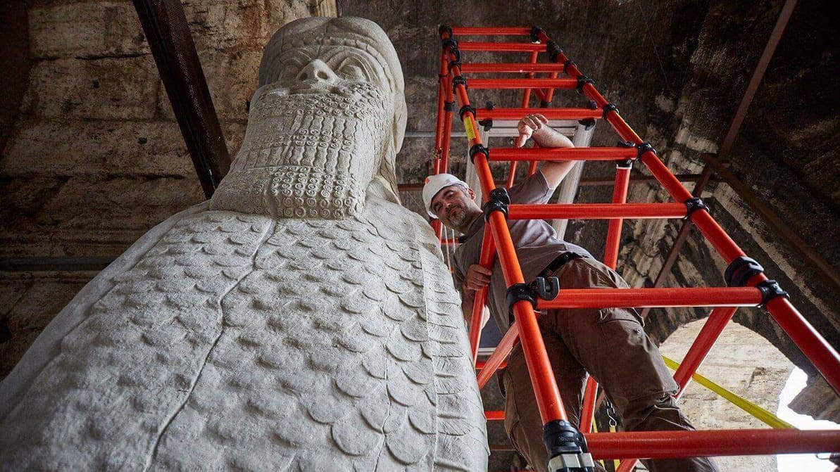 Featured image of Bull of Nimrud Destroyed by Isis recreated with 3D Printing