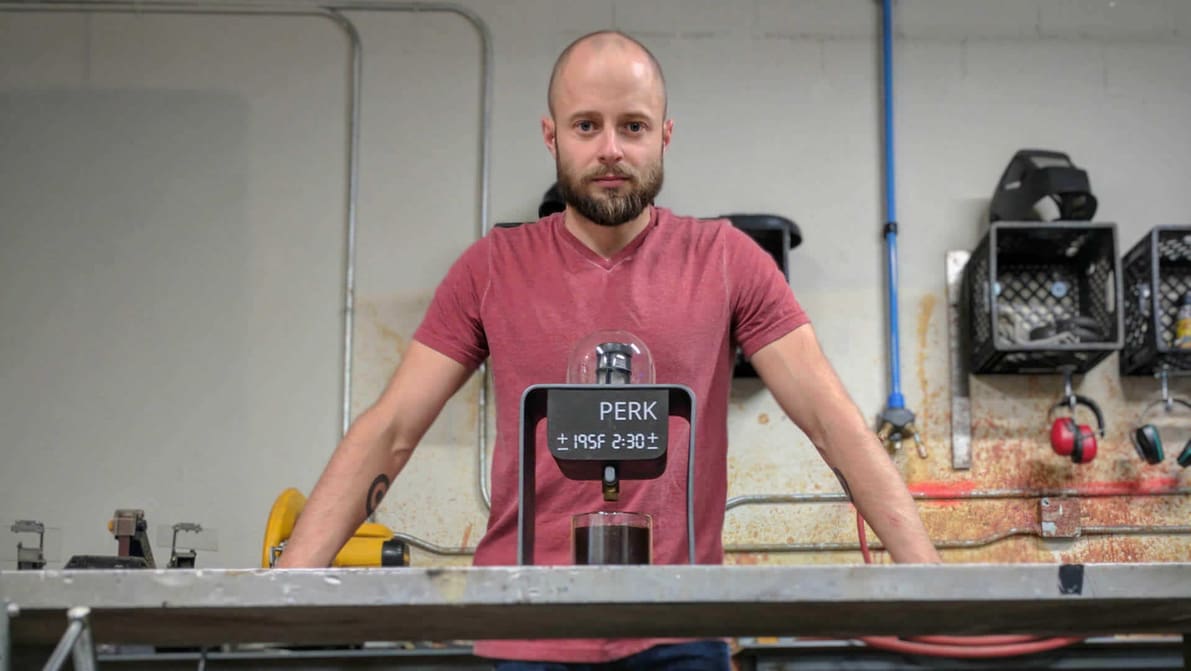 Featured image of PERK 3D Printed Third Wave Coffee Machine Hits Kickstarter