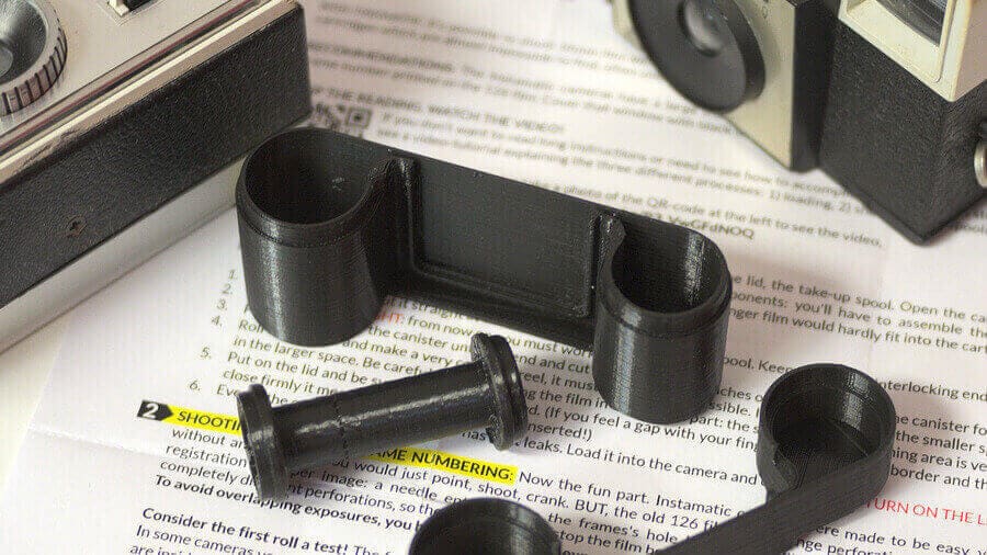 Featured image of 3D Printed Camerhack Adapter Allows Old Instamatic Cameras To Use 35mm Film