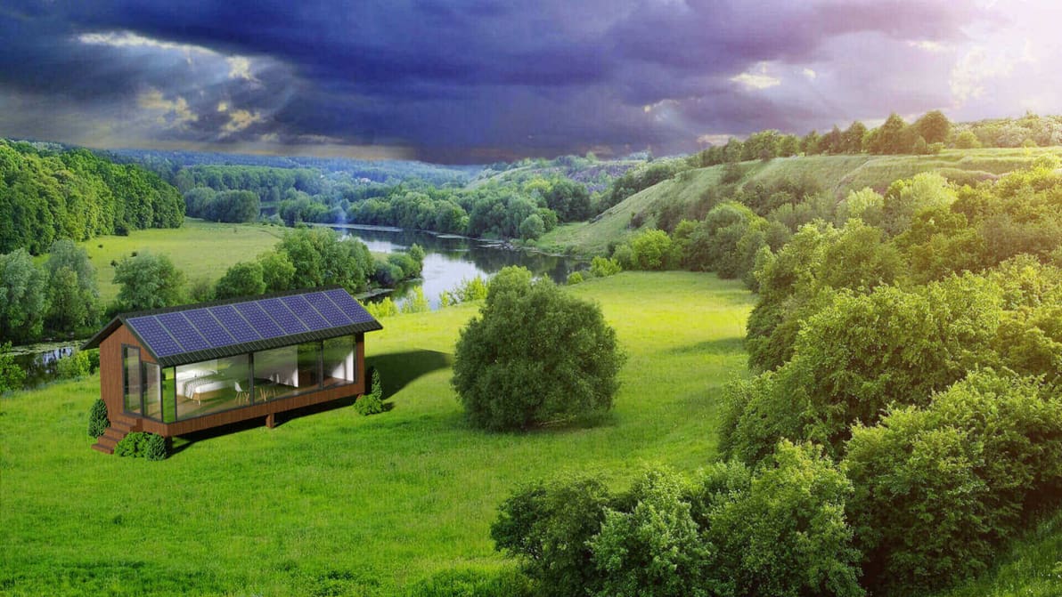 Featured image of 3D Printed Zombie-Proof Autonomous House from PassivDom