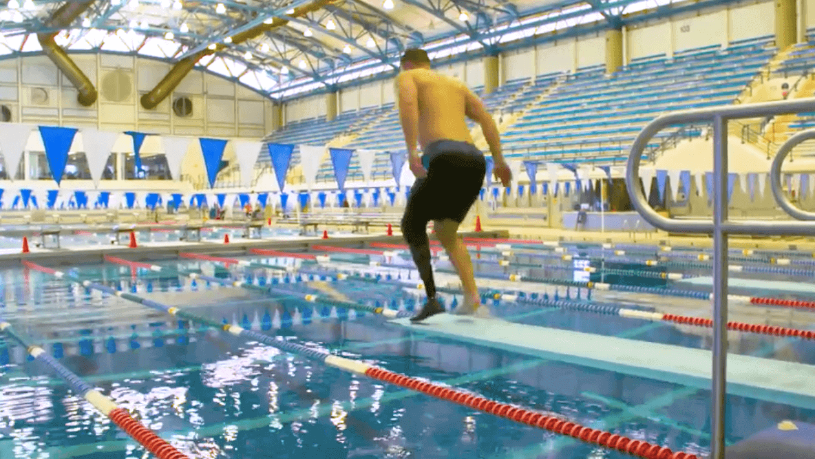 Featured image of Marine Corps Veteran Receives First Prosthetic For Land and Water Use