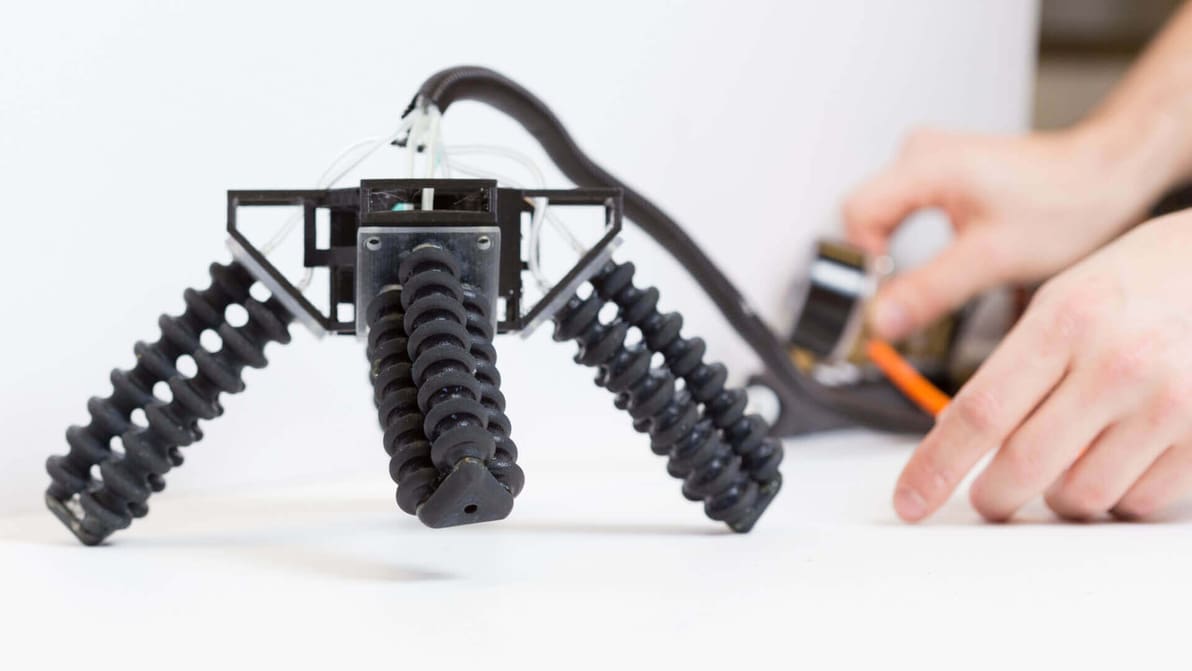 Featured image of Soft 3D Printed Robot Traverses Sand, Enters Your Nightmares