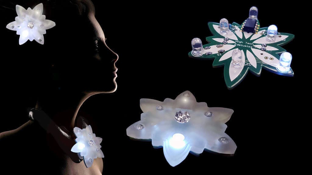 Featured image of Anouk Wipprecht’s High Tech Edelweiss is a DIY Attention Grabber