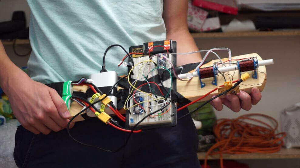Featured image of How to Make a Coilgun Using an Arduino Nano and 3D Printing