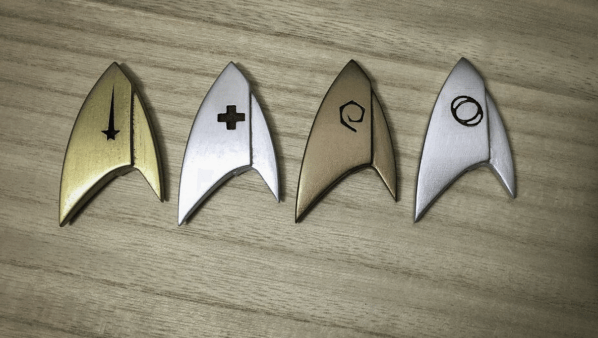 Featured image of 3D Print Your Own “Star Trek: Discovery” Badges