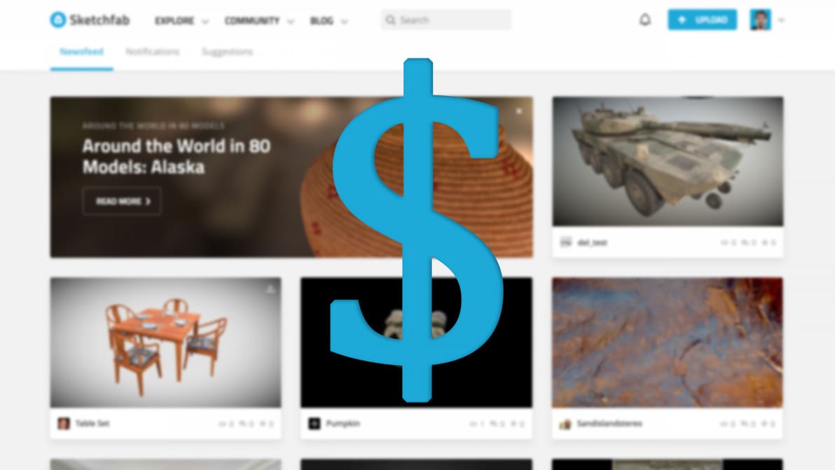 Featured image of You Can Now Buy 3D Printable Files From Sketchfab