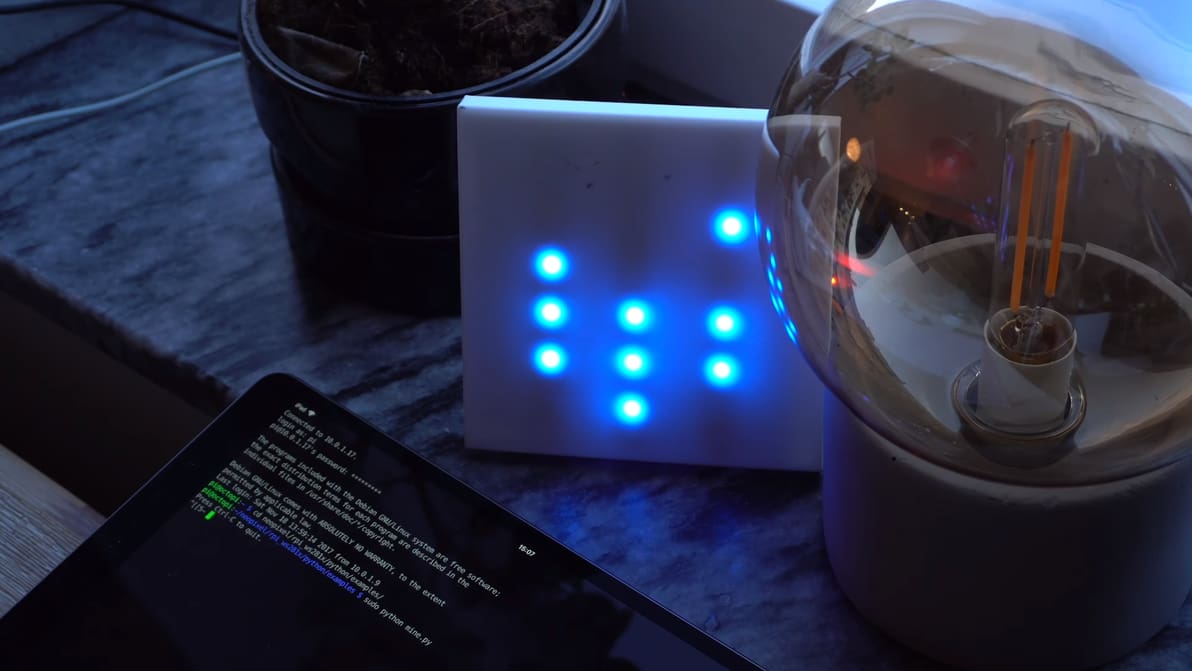 Featured image of YouTuber Builds Binary Clock