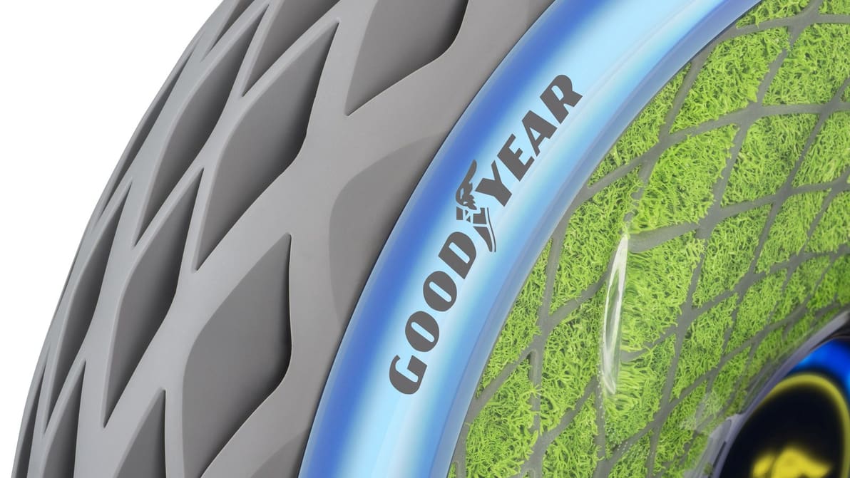 Featured image of Goodyear Creates Oxygene 3D Printed Concept Tire to Improve Air Quality