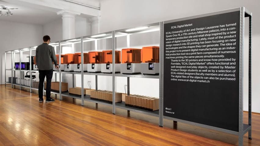 Featured image of Designer Items 3D Printed On Demand at Milan Design Week