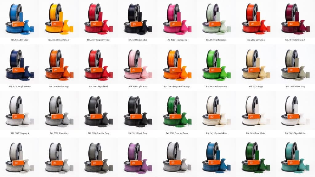 Featured image of ColorFabb to Launch New Color on Demand Filament Service in June