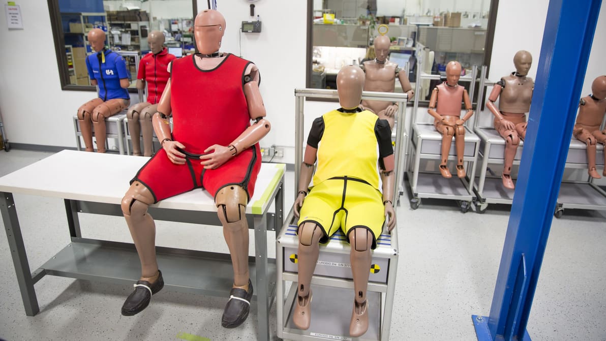 Featured image of Humanetics is 3D Printing Crash Test Dummies That Resemble Elderly People