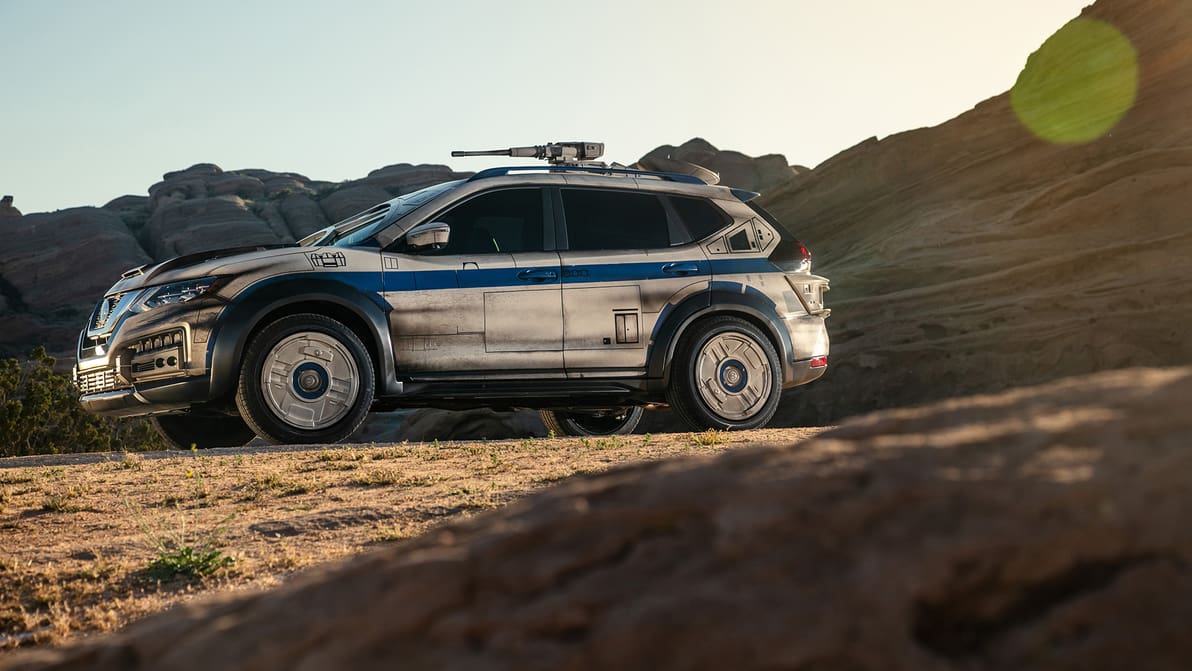 Featured image of This Millennium Falcon-Themed Nissan is Partially 3D Printed