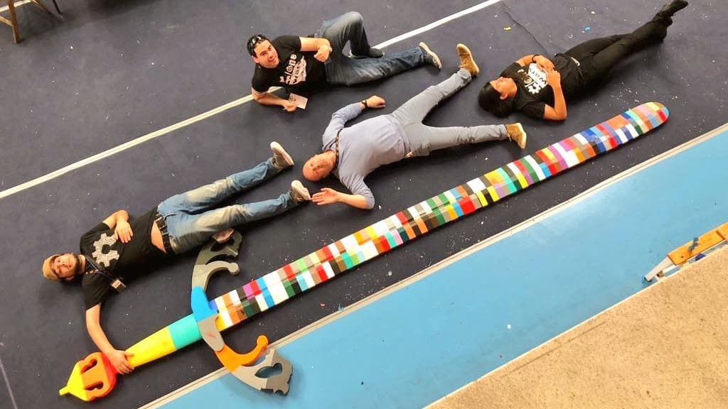Featured image of 3D Printer Party Breaks Guinness World Record, 3D Prints 4.8 Meters Sword