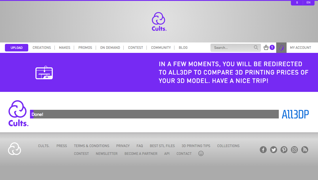 Featured image of All3DP and Cults Strike Partnership to Bring Professional 3D Printing to the Model Marketplace