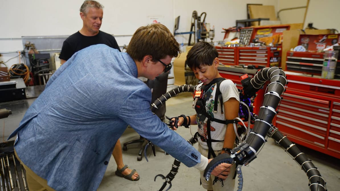 Featured image of World’s Youngest Bitcoin Millionaire 3D Prints Functional Dr. Octopus Suit to Defeat Hypermobility