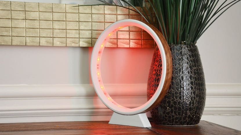 Featured image of [Project] 3D Printed LED Ring Lamp with a Wood Veneer Finish