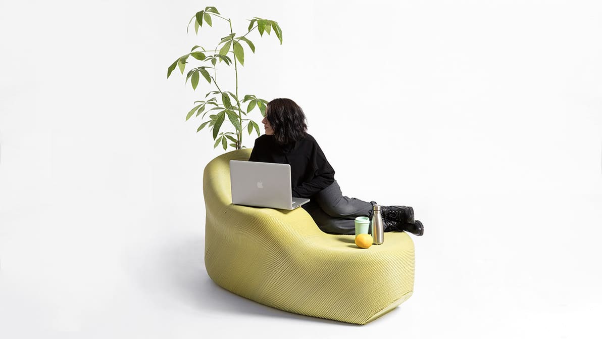 Featured image of Zero Waste Lab Recycling Plastic Garbage into 3D-Printed Furniture