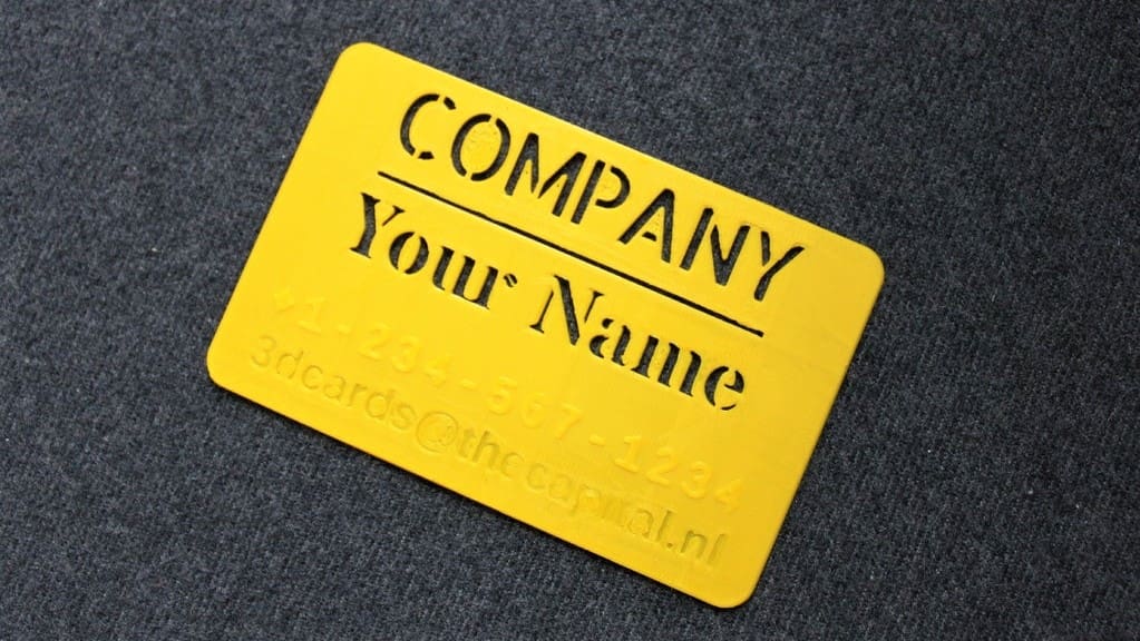 Featured image of 3D Printed Business Cards: Top 5 Curated 3D Models
