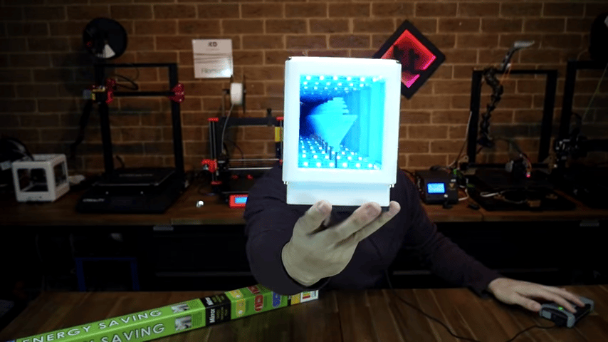 Featured image of [Project] 3D Printed RGB Infinity Cube