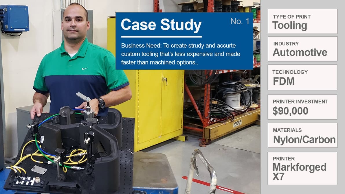 Featured image of Markforged X7 Case Study: 3D Printing Stronger Material