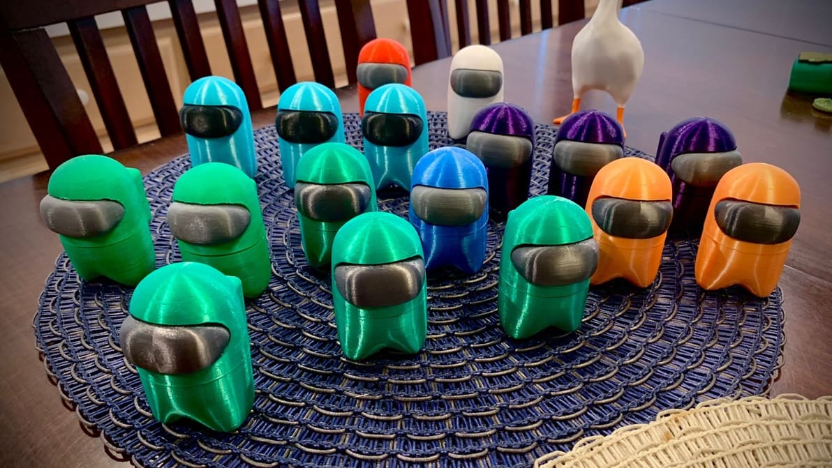 Featured image of Among Us 3D Prints: 10 Models That Are Definitely Not Sus