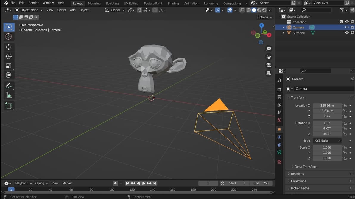 Featured image of Blender: How to Move the Camera – Simply Explained