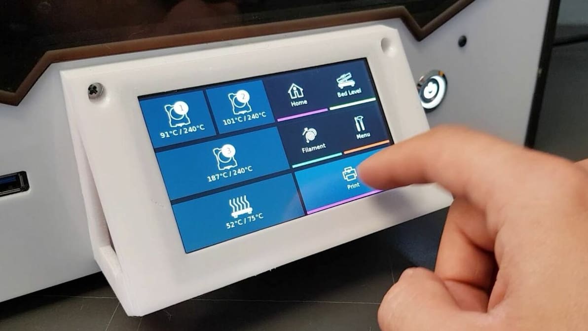 Featured image of OctoPrint Touchscreen: How to Add It to Your Printer