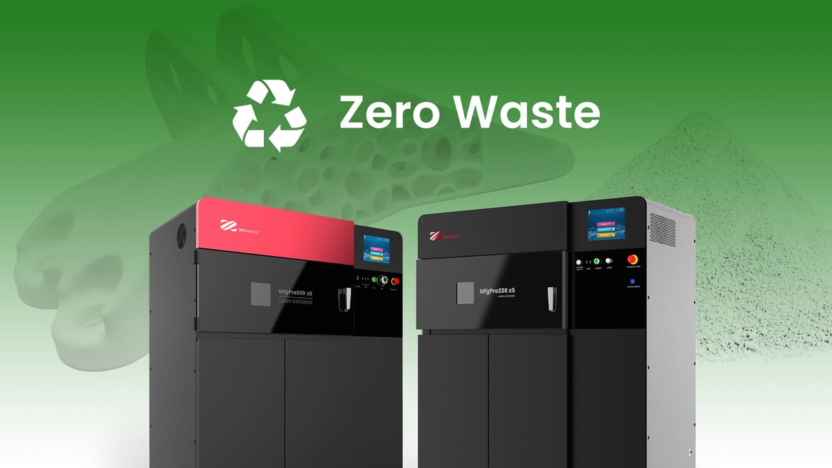 Featured image of XYZprinting SLS Machines Offer a Greener Pro 3D Printing Solution (Ad)