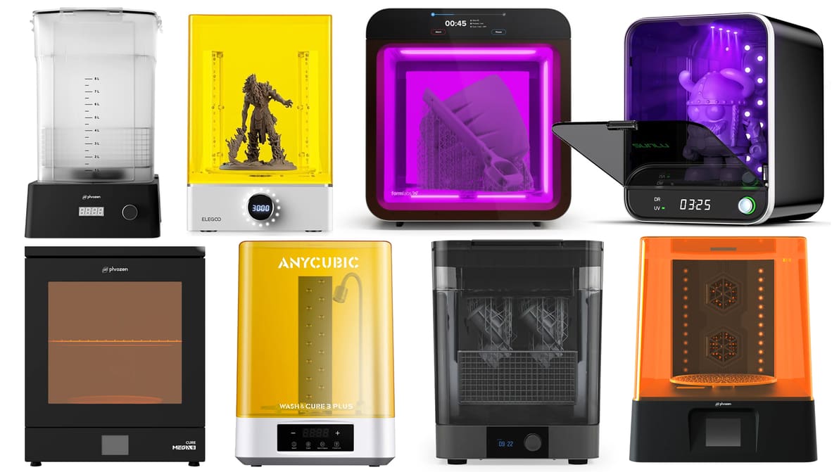 Featured image of Resin 3D Printing Made Clean & Easy: Buyers’ Guide to Washing & Curing Machines