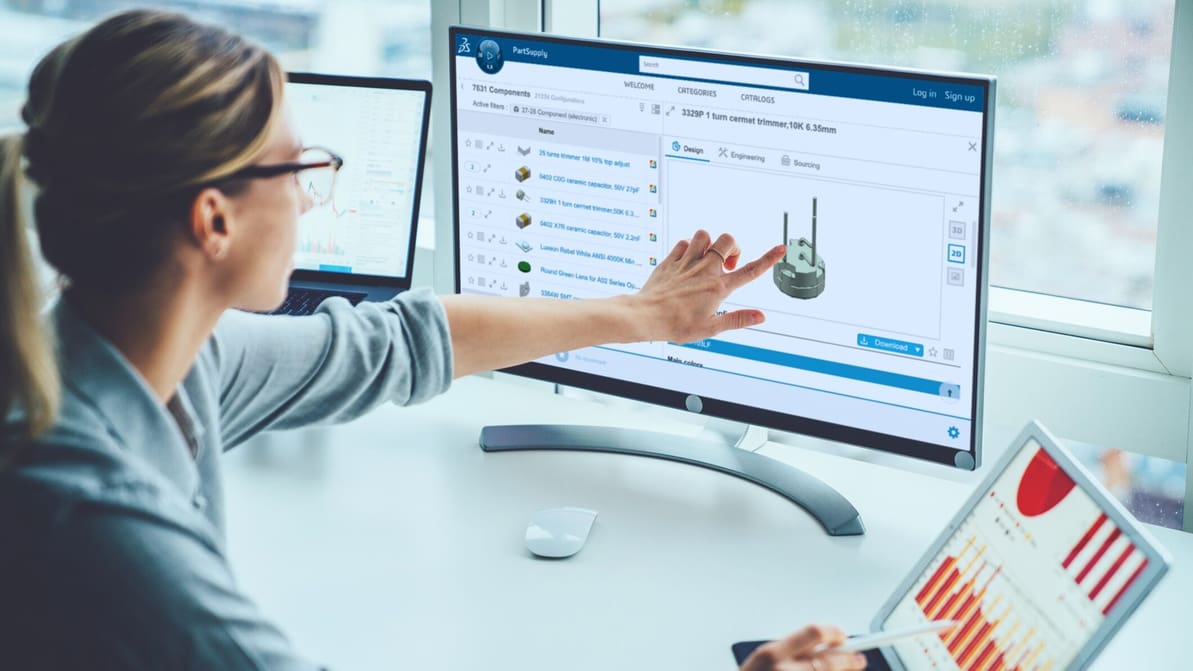 Featured image of Dassault Systèmes’ PartSupply Offers New Developments (Ad)