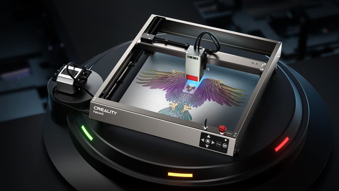 Featured image of Creality CR-Falcon 2: Power, Precision, and Impressively Fast (Ad)