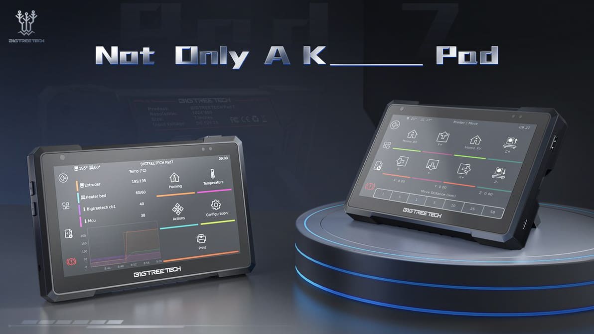 Featured image of BigTreeTech to Release Open-Source Klipper-Based Tablet