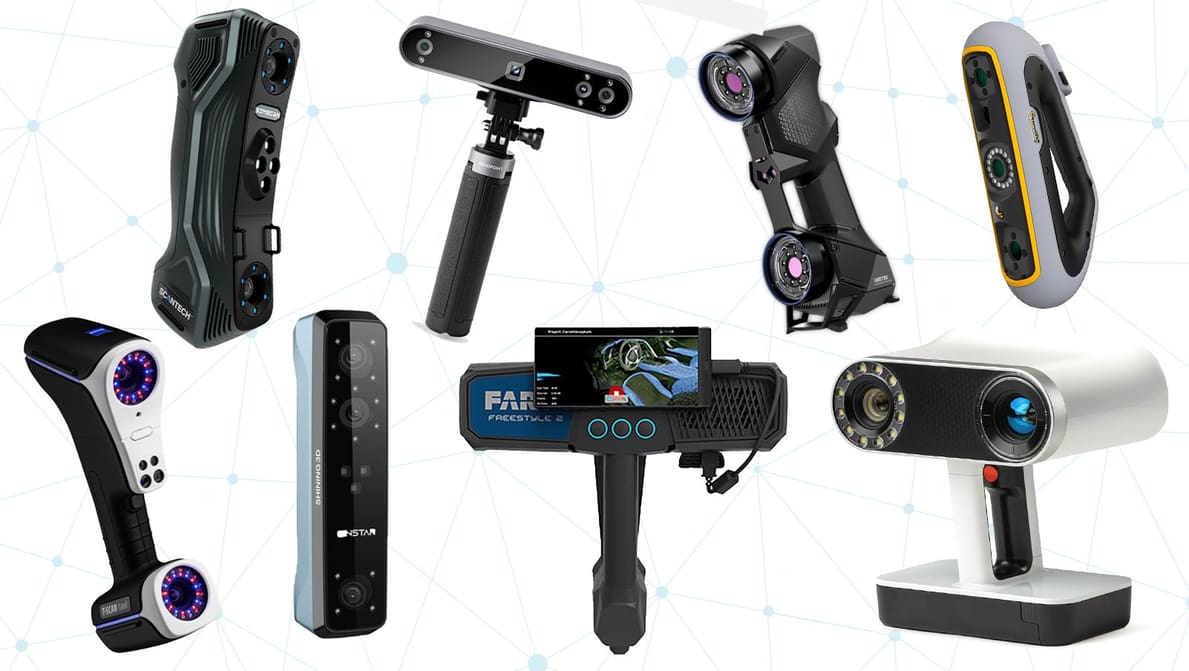 Imagem de destaque Scanners 3D – Nossas escolhas em 3 categorias