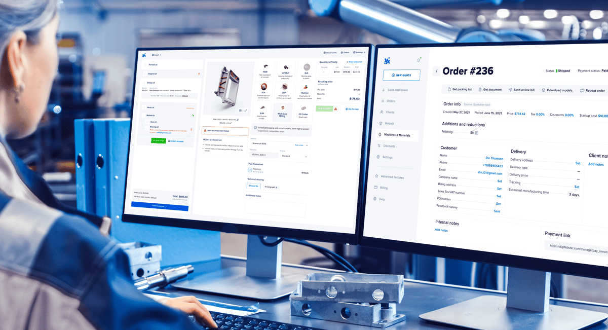Featured image of DigiFabster Partners with 3DS Make Marketplace to Streamline Price Quoting (Ad)