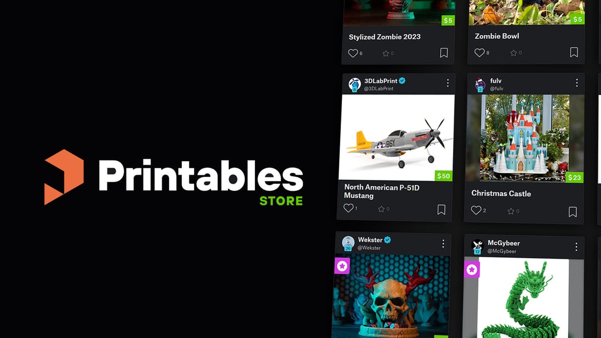 Featured image of Prusa Research Launches Printables ‘Store’ Paid Model Repository