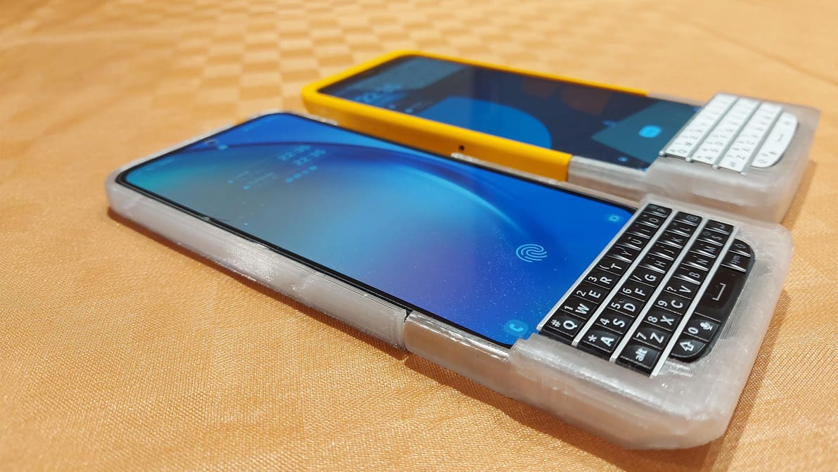 Featured image of 3D-druckbare Mod verleiht Ihrem Android-Handy eine physische Tastatur