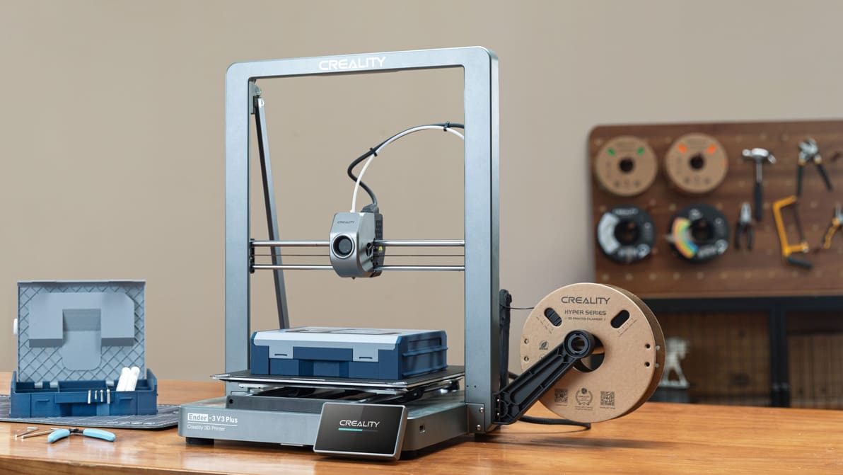 Featured image of Creality’s Ender-3 V3 Plus: Bigger CoreXZ for Enhanced Performance (Ad)